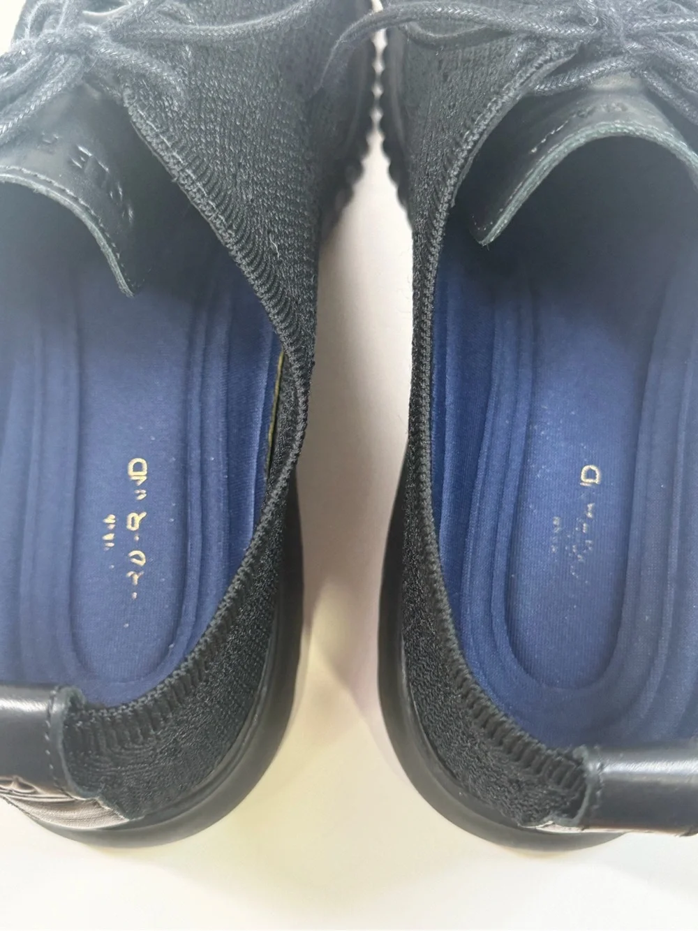 Cole Haan Men’s Black Knit Lace Up Sneakers Comfort Casual Shoes